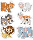 Frank - Animals Two-Piece Puzzles set 6 Pcs